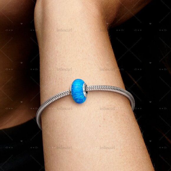 Pandora Opalescent Ocean Deep Blue Charm|Pendant - Picture 2 of 2